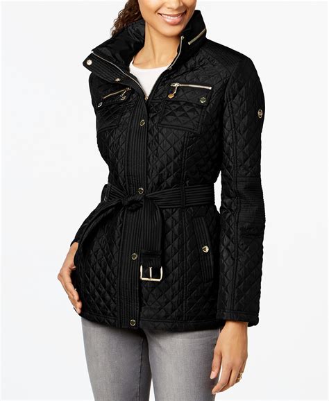 macy michael kors women's coat|Michael Kors insulated jacket.